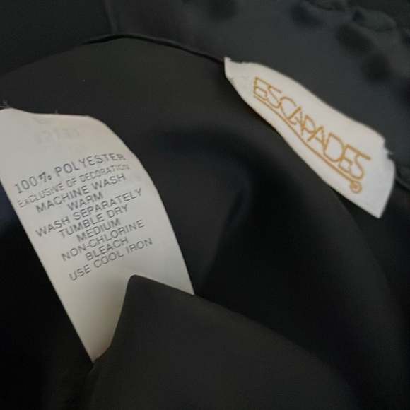 Escapades Camisole Size SM Black Feminine Silky Coquette Bodycon Glam - Picture 5 of 13